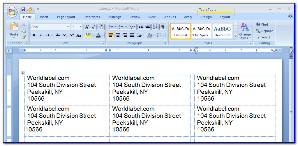 Label Templates For Word Free