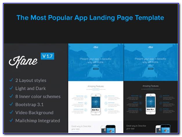 Landing Page Bootstrap Templates Free
