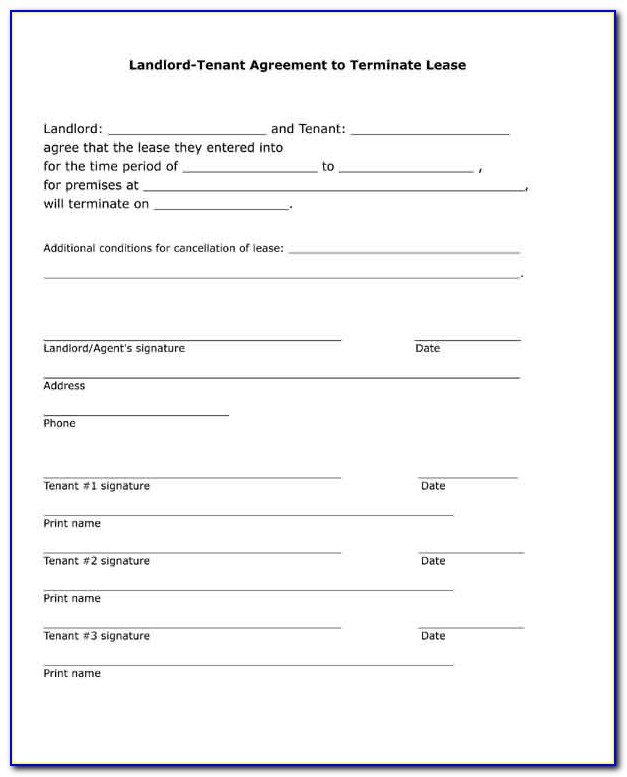 Lease Agreement Template South Africa Word Doc