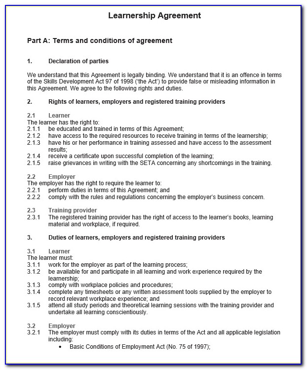 Legally Binding Contract Template Free