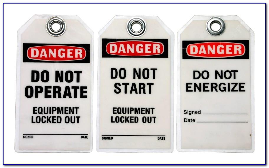 Free Lockout Tagout Procedure Template Word / Download 50 Lock Out Tag