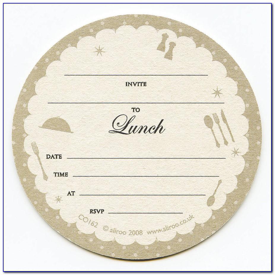 Lunch Invitation Email Samples
