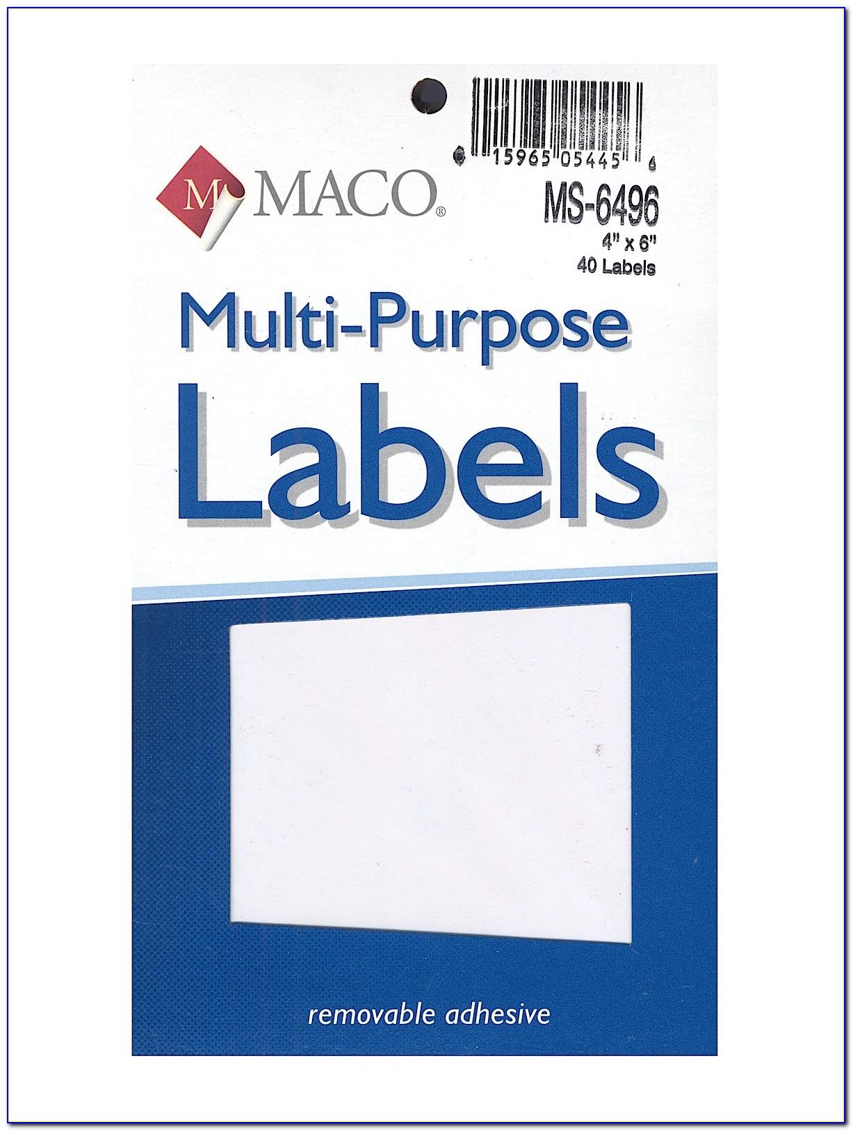 Maco Label Templates Ms 1648