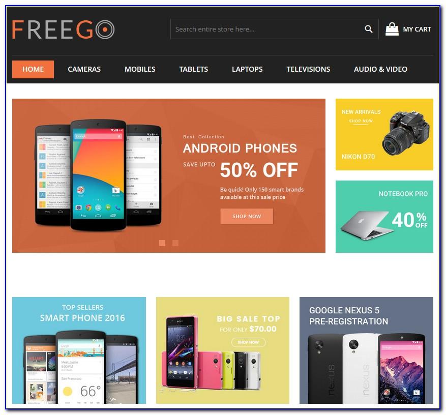 Magento Ecommerce Theme Free Download