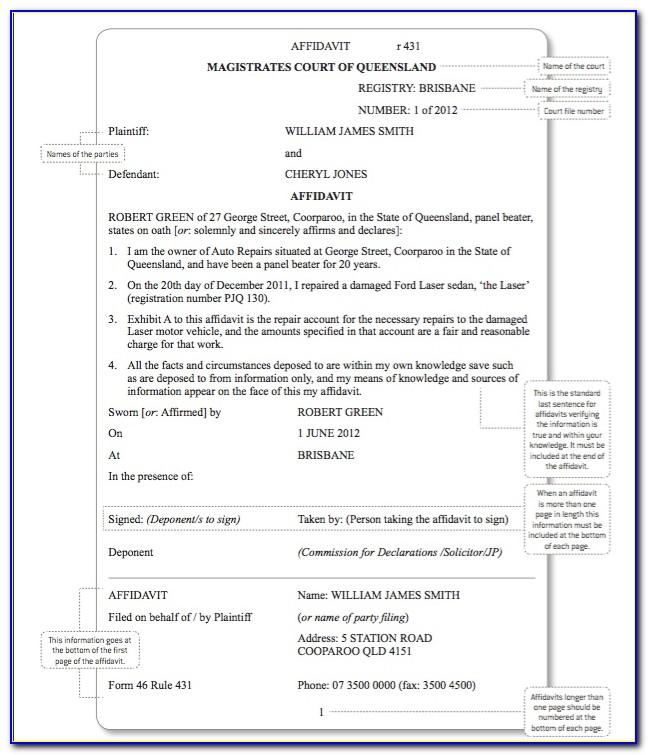 magistrates-court-affidavit-form