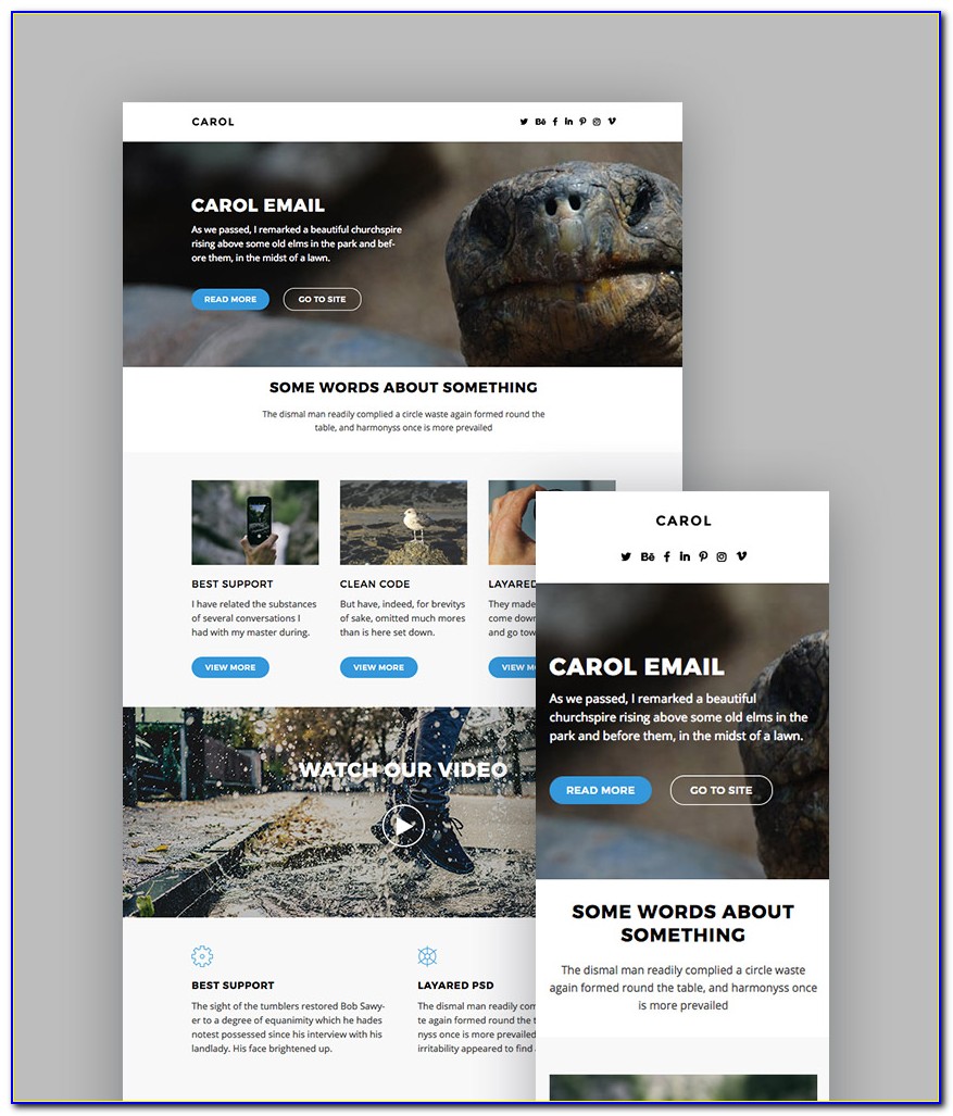Mailchimp Email Template Html