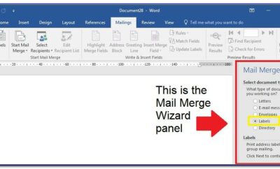 Mailing Labels Microsoft Word