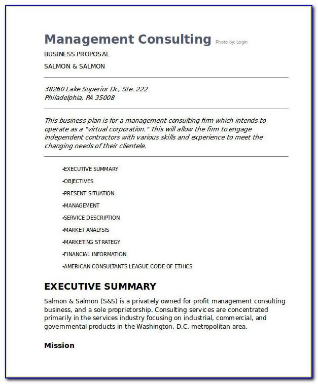 Management Consulting Engagement Letter Sample
