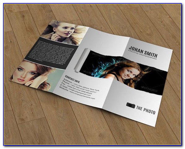 Marketing Tri Fold Template For Photographers