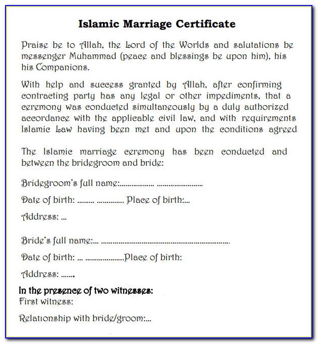 Marriage Contract Template Ontario