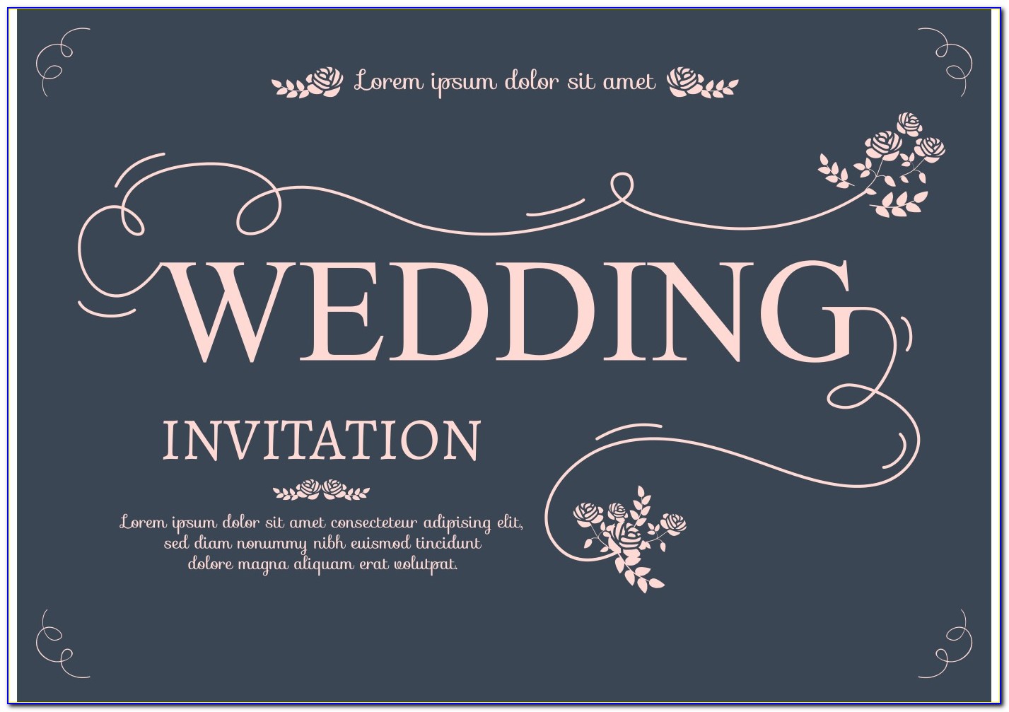 Marriage Invitation Card Format For Friends