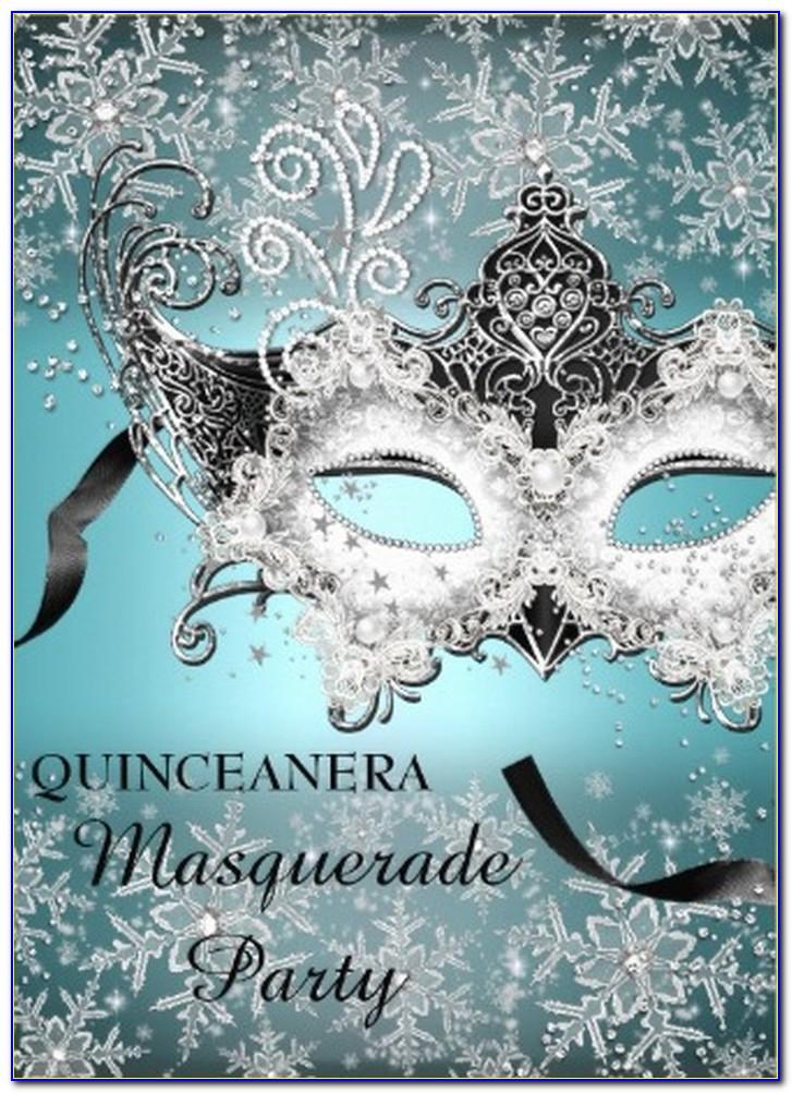 Masquerade Invitations Template Free
