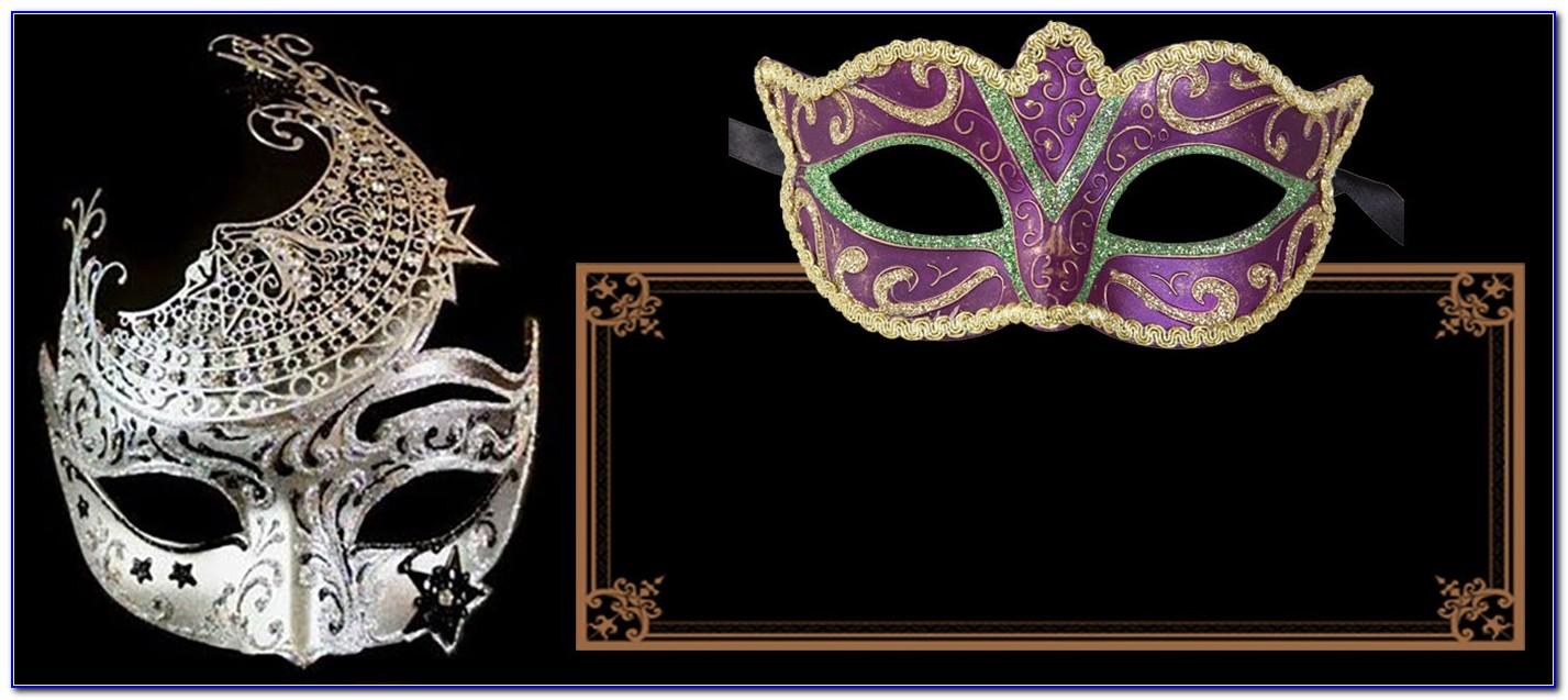 Masquerade Mask Invitation Template