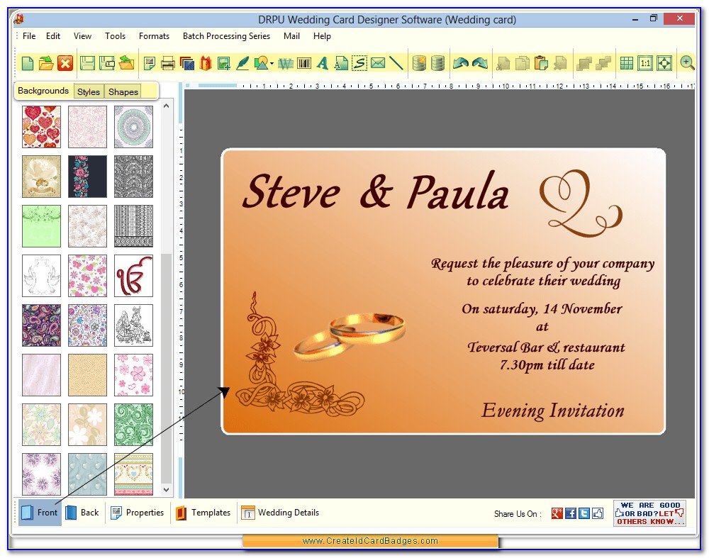 Online Marriage Invitation Card Maker Free