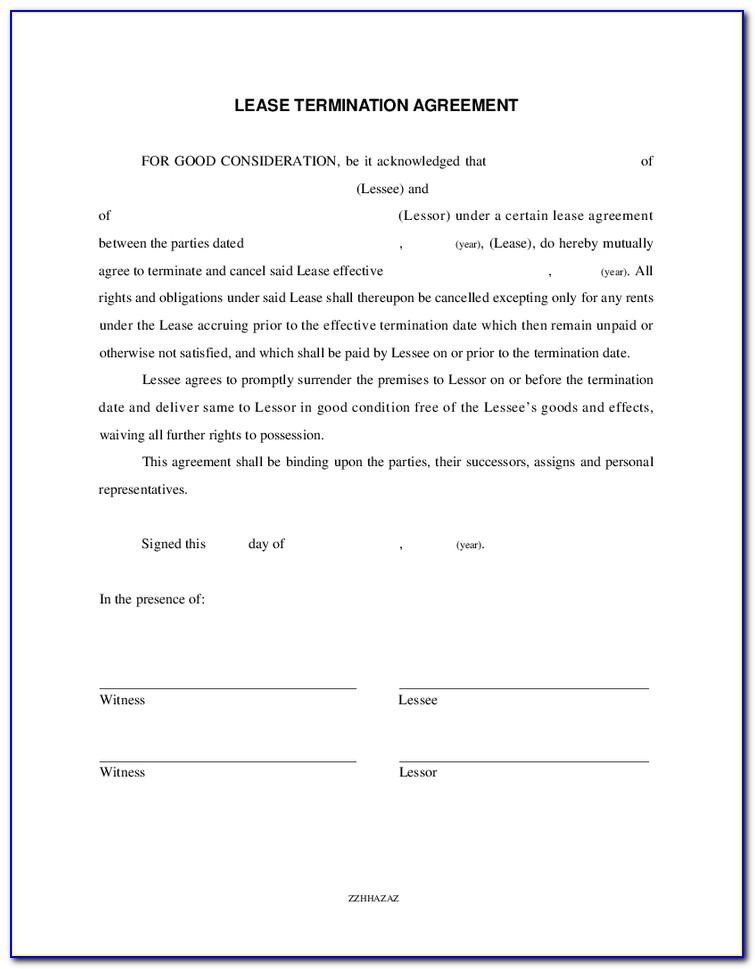 Word Document Lease Template