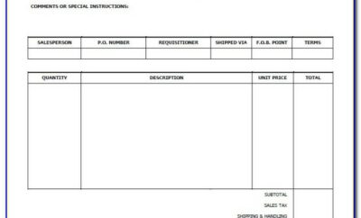 Basic Invoice Template Download Free