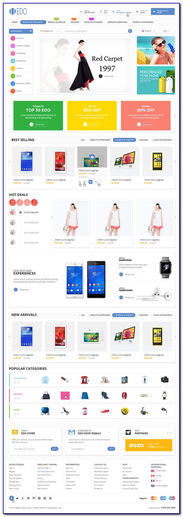 Bootstrap Ecommerce Html5 Template Free Download