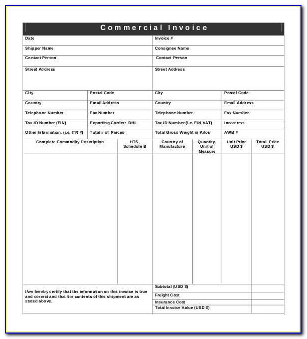 Contract Worker Invoice Template