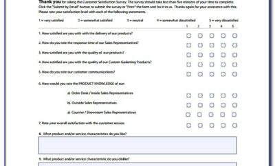 Customer Satisfaction Survey Templates