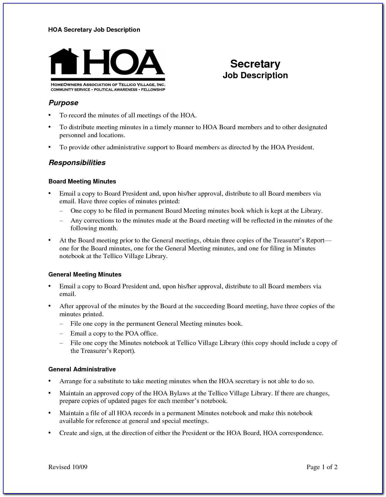 Printable Hoa Meeting Minutes Template Printable Templates