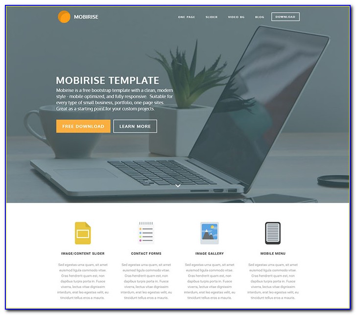 Free Html5 Responsive Templates For Business