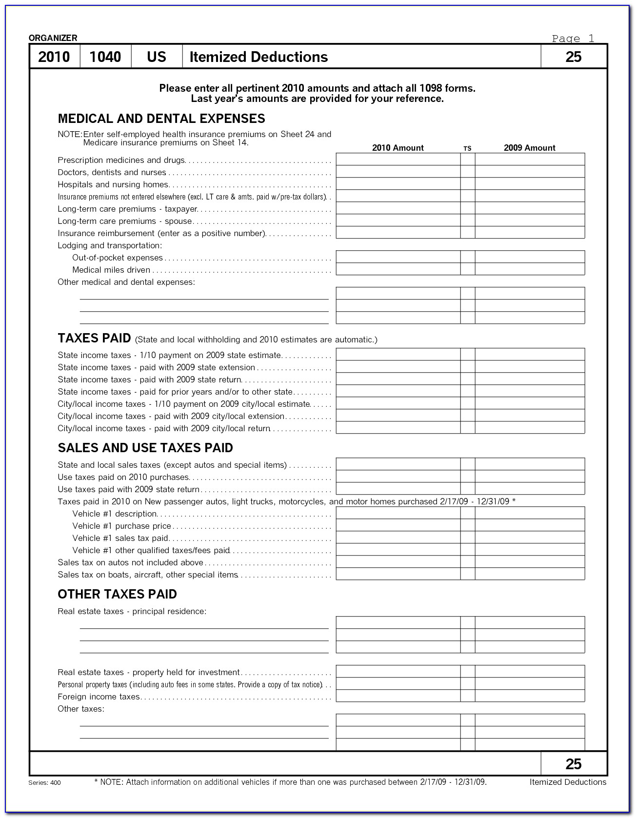 Free Income Tax Spreadsheet Templates