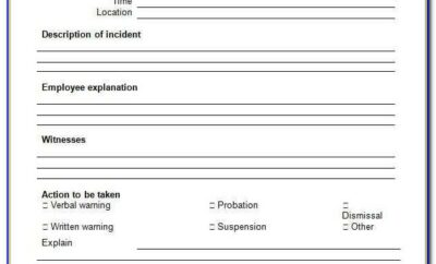 Free Sample Incident Report Form Templates