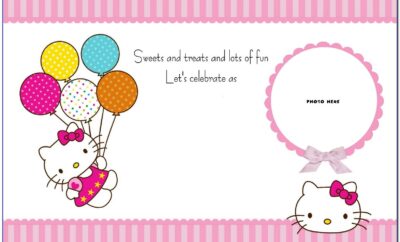 Hello Kitty Birthday Invitation Design