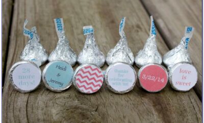 Hershey Kiss Stickers Template Download