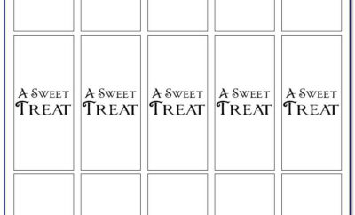 Hershey Nugget Candy Bar Wrapper Template