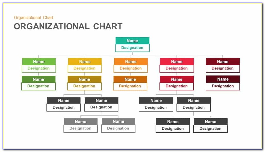 Hierarchy Organization Chart Template