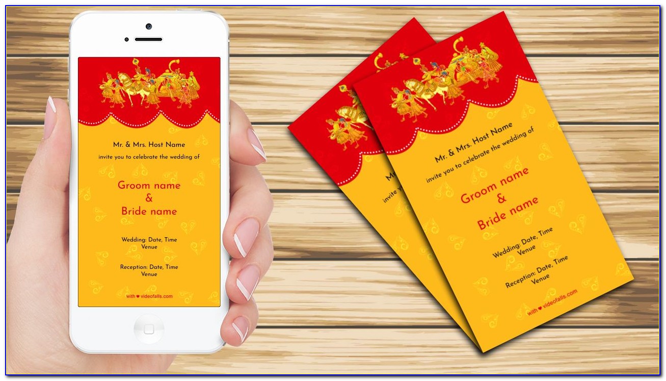 Hindu Wedding Invitation Templates Free Download