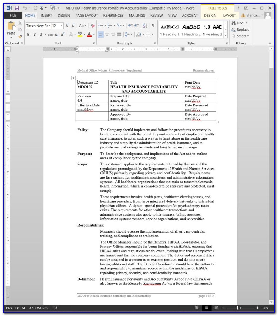 Hipaa Confidentiality Agreement Template