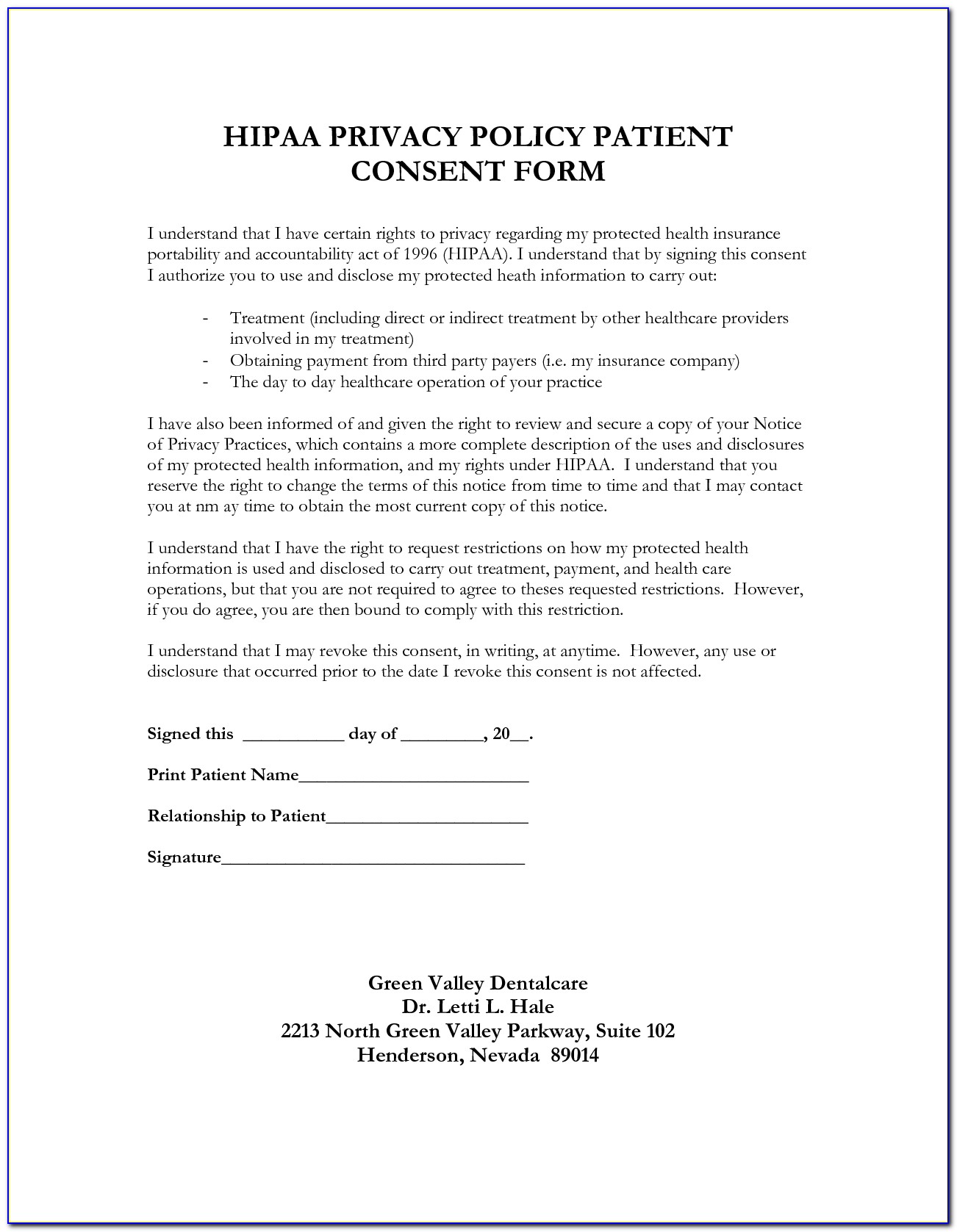 Hipaa Privacy Risk Assessment Template