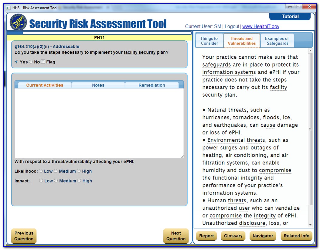 Hipaa Security Risk Assessment Sample