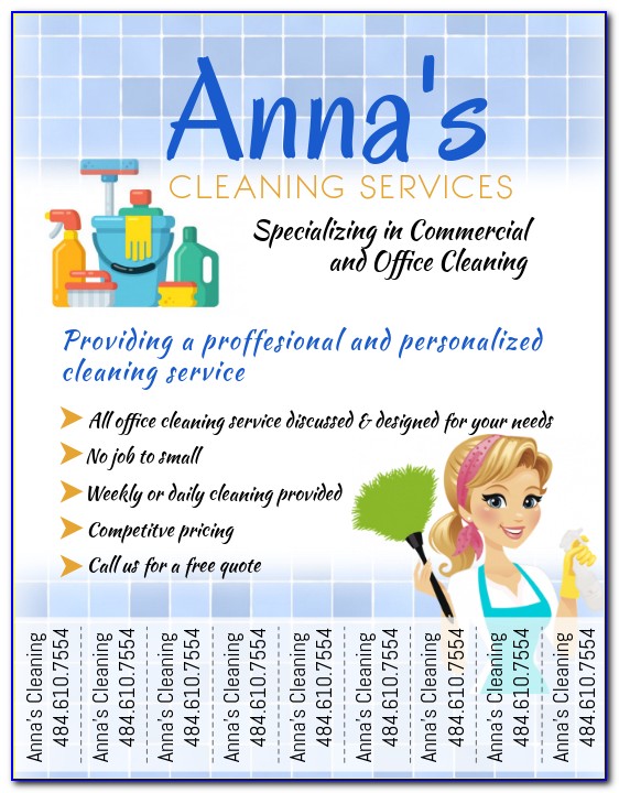 Home Cleaning Services Flyer Template