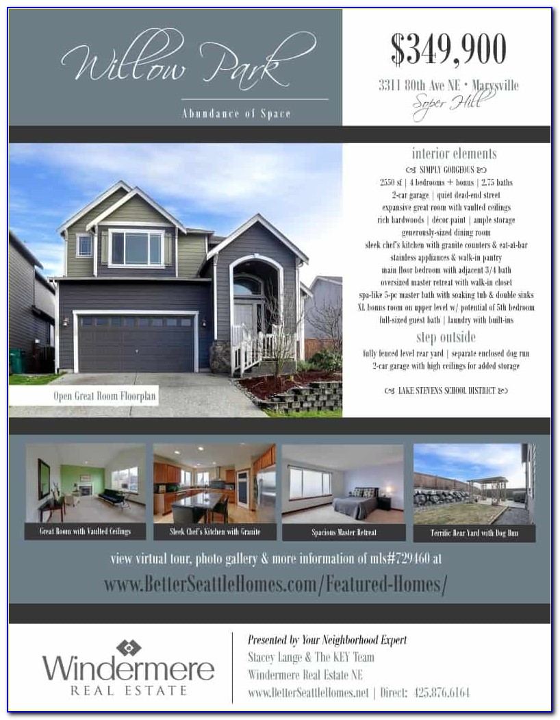 Home For Sale Flyer Template Free