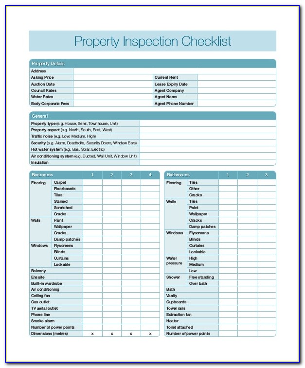 Home Inspection Report Template Excel