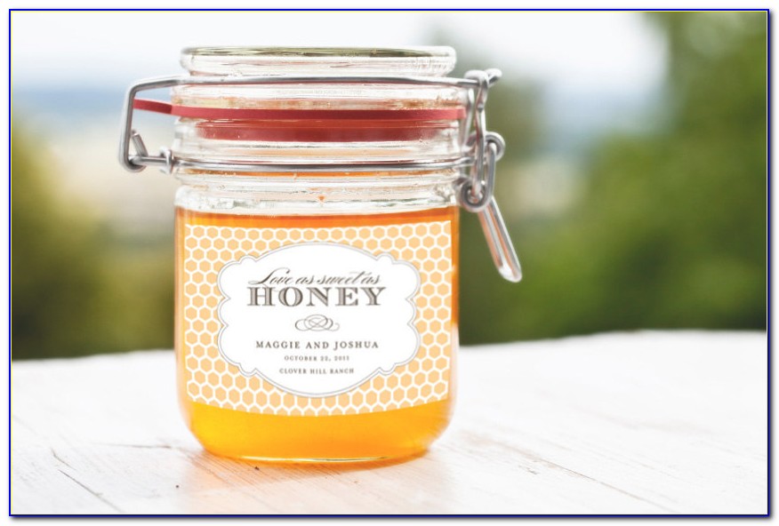 Honey Jar Labels Template