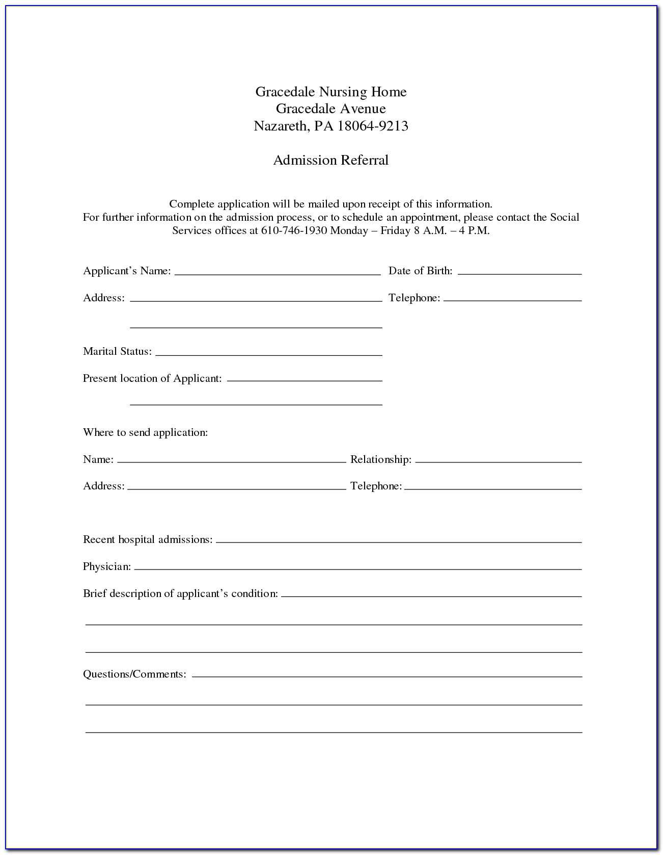 Hospital Discharge Certificate Template