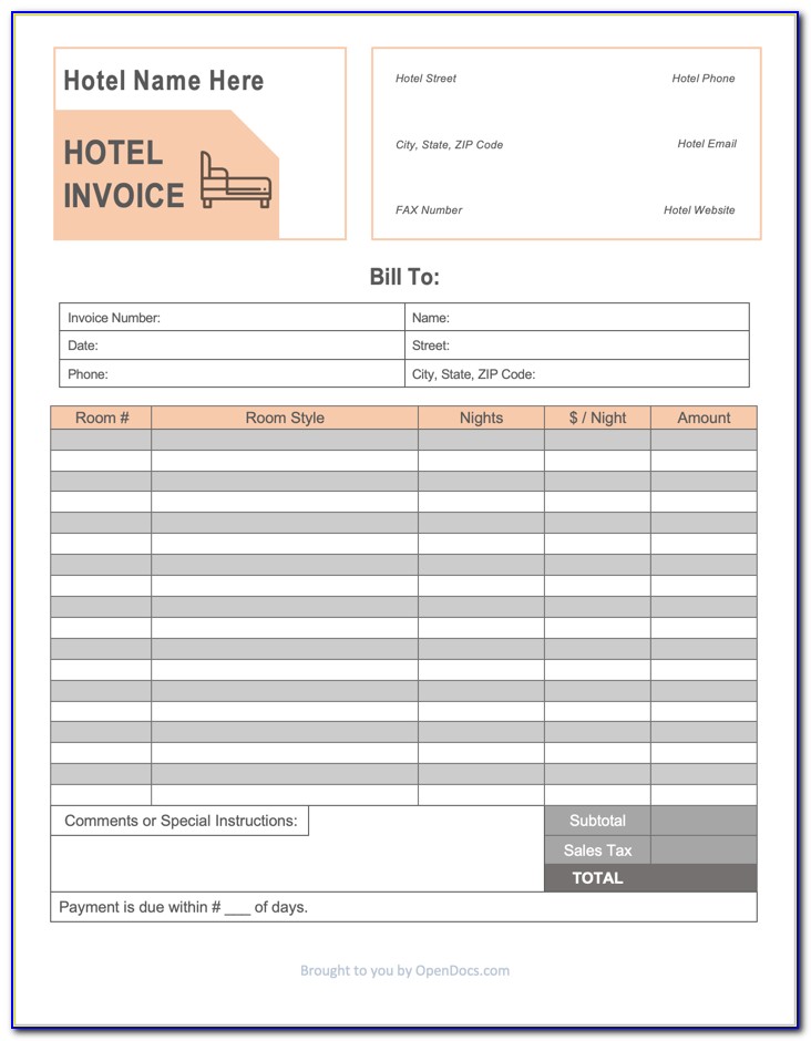 Hotel Preventive Maintenance Checklist Template