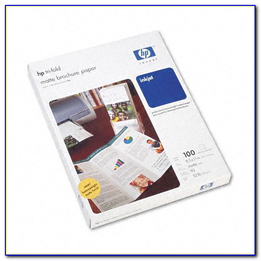 Hp Tri Fold Brochure Paper 180 G Template