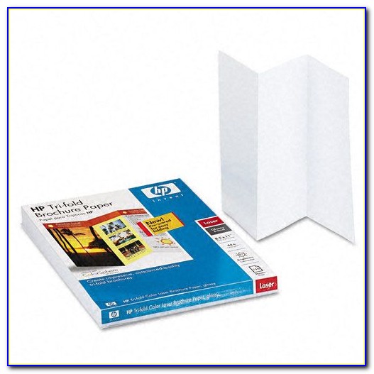 Hp Tri Fold Brochure Paper Template