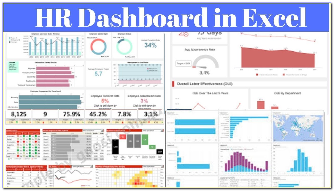 Hr Dashboard Excel Sample