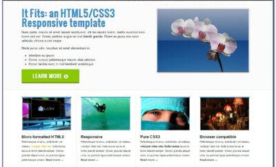 Html5 Css3 Responsive Website Template Free Download
