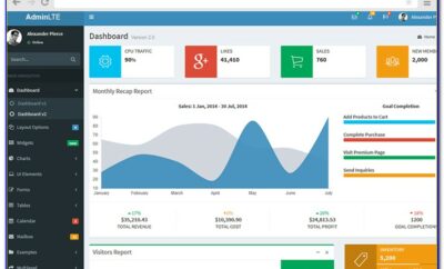Html5 Dashboard Templates Free Download