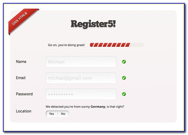 Html5 Form Template Free Download