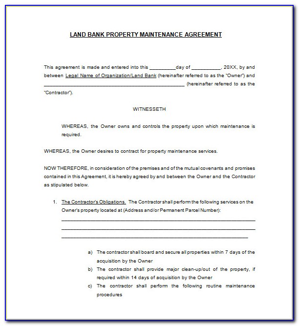Hvac Preventive Maintenance Proposal Sample