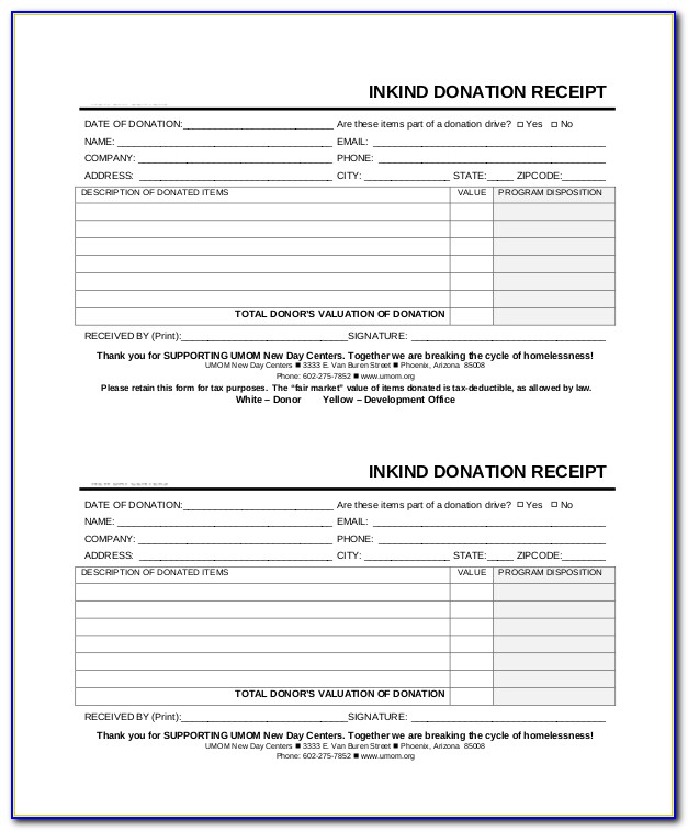 In Kind Donation Request Letter Template