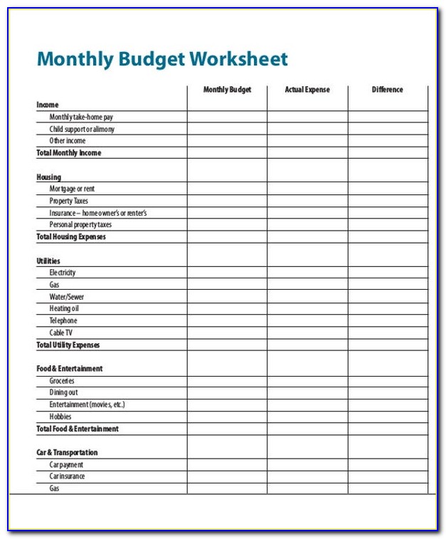 free income and expense template for nonprofit